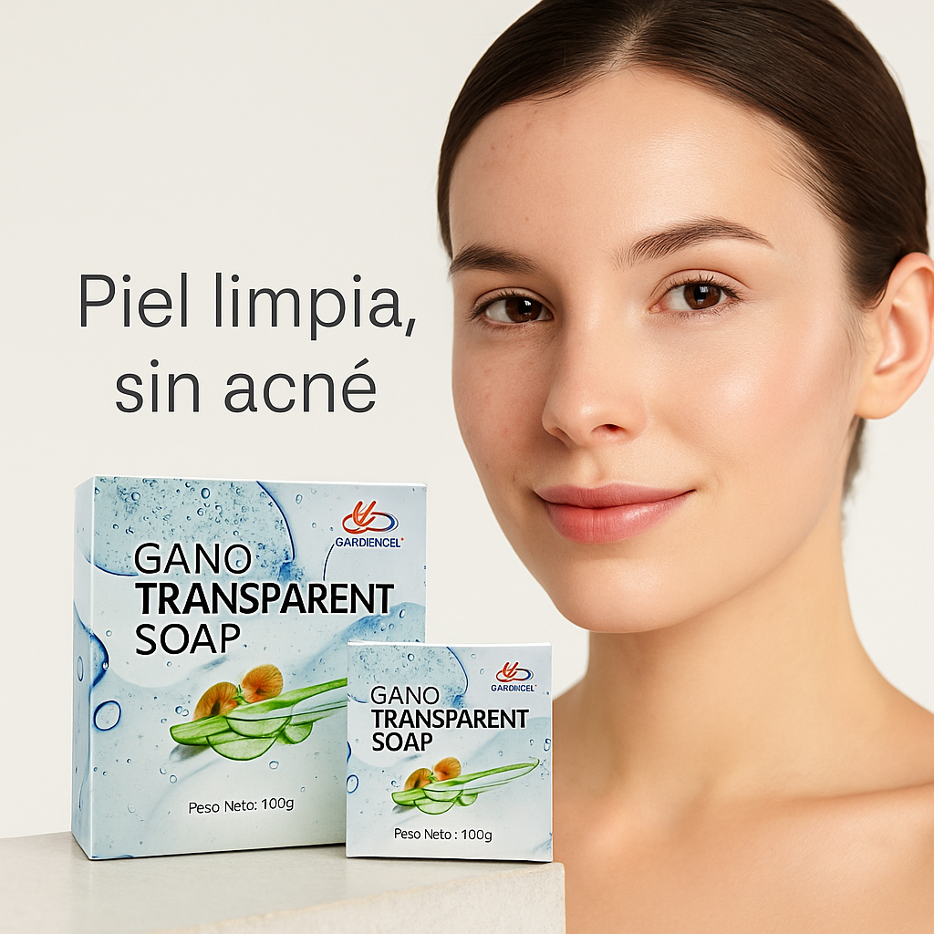 Gano Transparent Soap | Jabón facial natural con Ganoderma