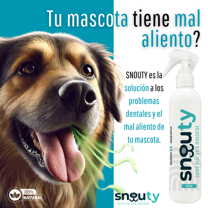 Spray eliminador de sarro y mal aliento Snouty