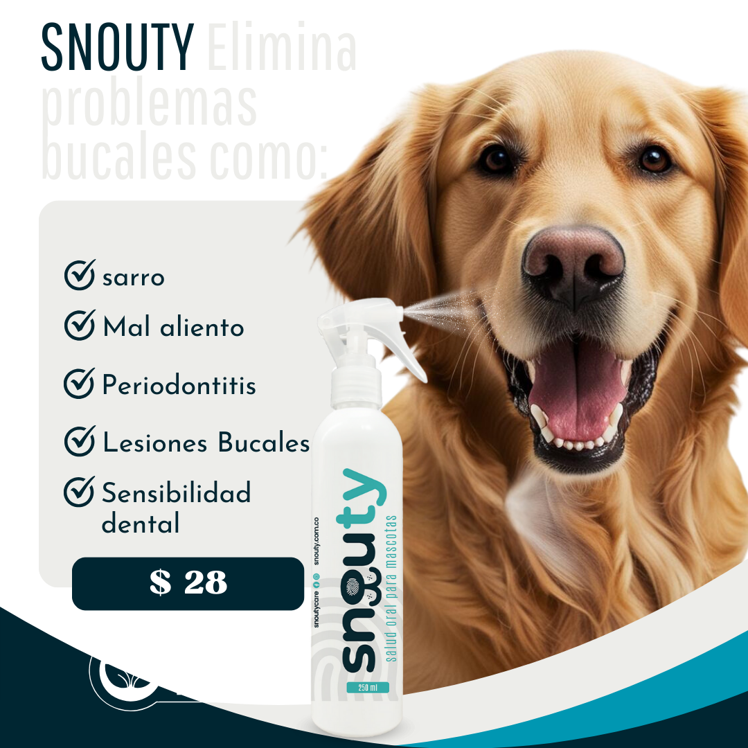 Spray eliminador de sarro y mal aliento Snouty