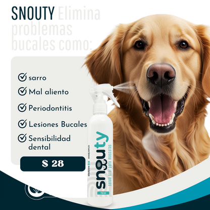 Spray eliminador de sarro y mal aliento Snouty