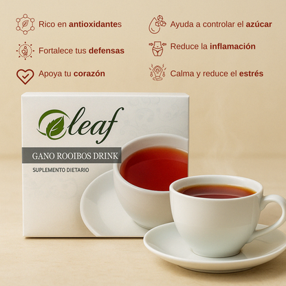Rooibos Tea con Ganoderma: Relájate y nutre tu cuerpo en cada sorbo