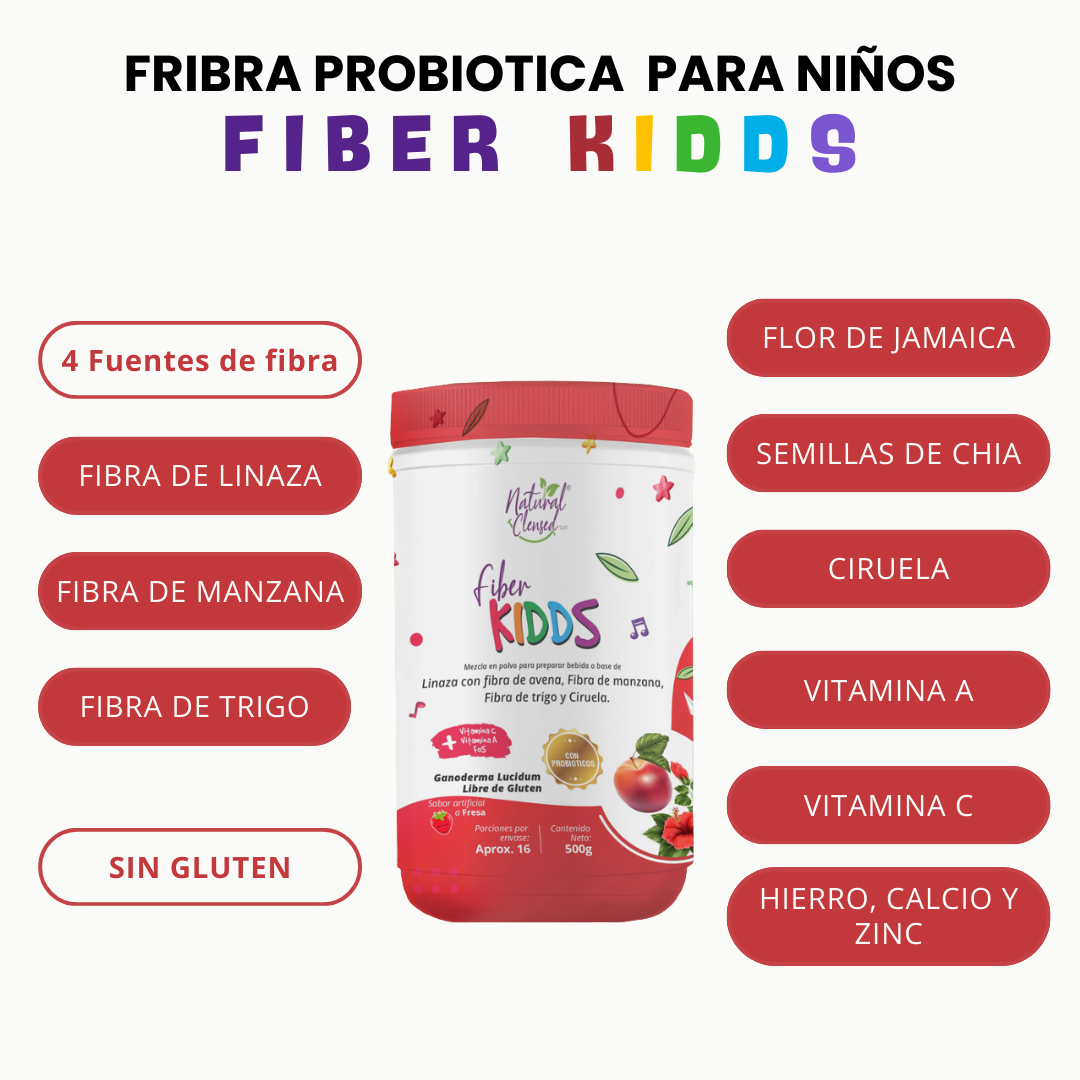 Fibra Probiótica para Niños | Digestión y Defensas Naturales