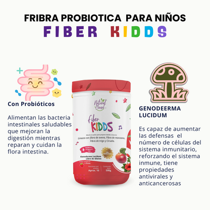 Fibra Probiótica para Niños | Digestión y Defensas Naturales