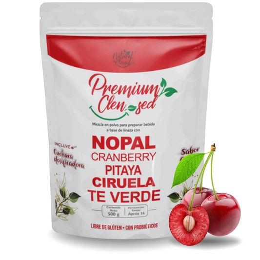 Fibra Dietaria Premium Clean-Sed Nopal + Cranberry 500g